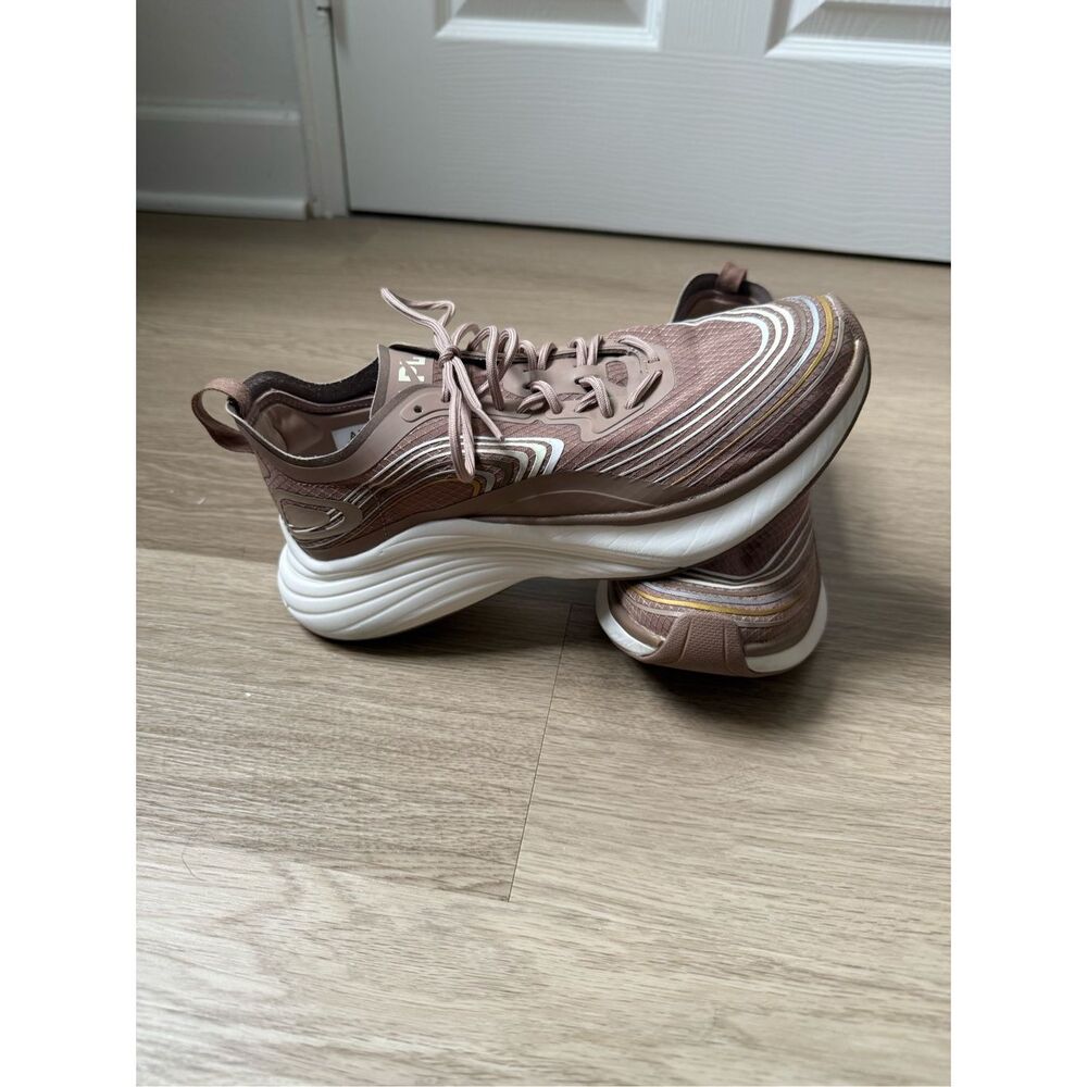 APL Streamline Sneakers Brown Yellow White Women's 7 like new